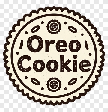 Oreo Cookie Illustration PNG