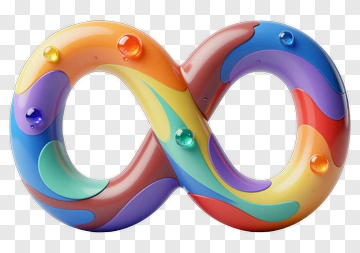 Colorful Infinity Symbol PNG