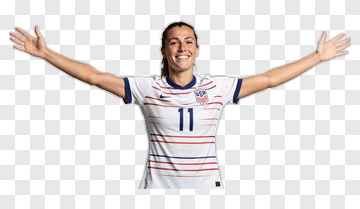 Soccer Player Celebrating With Outstretched Arms PNG