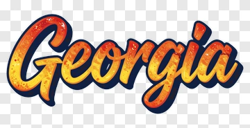 Georgia Text Design PNG