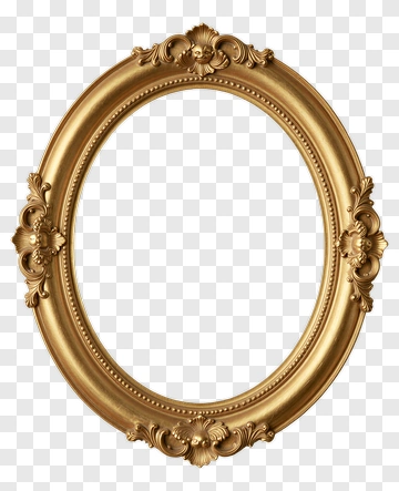 Gold Picture Frame PNG