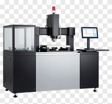 Industrial Cnc Machine With Control Panel PNG