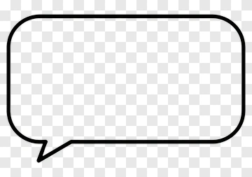 Speech Bubble Outline PNG