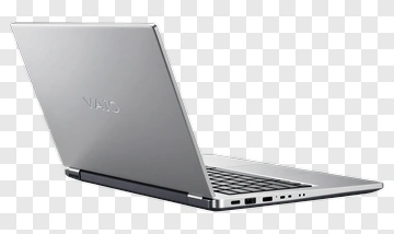 Silver Laptop PNG