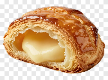 Cream-Filled Croissant PNG