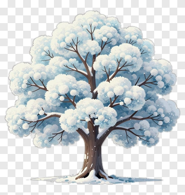 Snowy Tree PNG