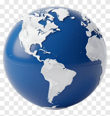 Globe Representing Earth PNG