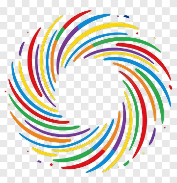 Colorful Swirl Design PNG