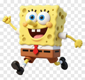 Spongebob Squarepants Running PNG