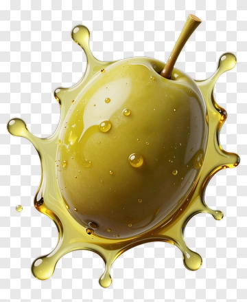 Olive Splashing In Oil PNG