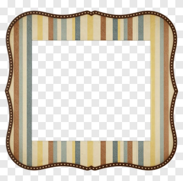 Vintage Decorative Picture Frame PNG