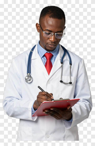 Doctor Writing On A Clipboard PNG