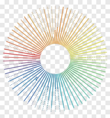 Colorful Circular Color Wheel PNG