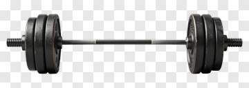Barbell With Weights PNG