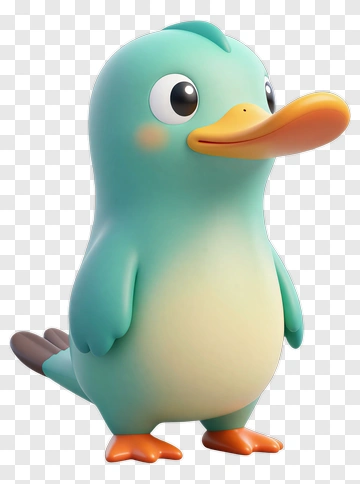 Cartoon Platypus Character PNG