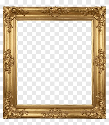 Ornate Gold Frame PNG
