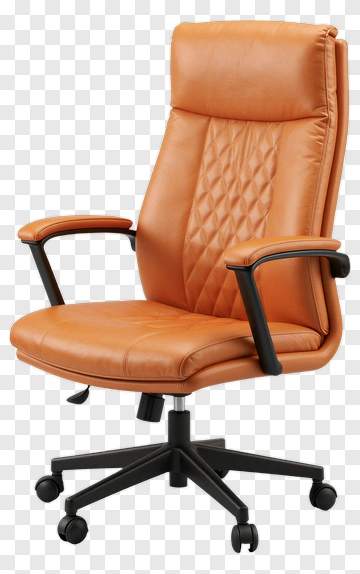 Brown Office Chair PNG