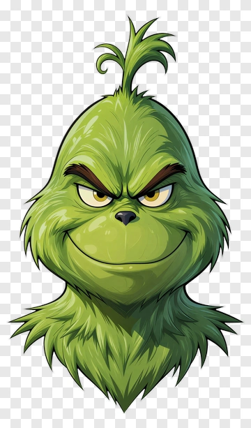 Cartoon Grinch Character PNG