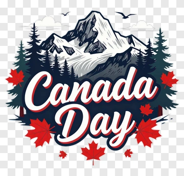 Canada Day Celebration Design PNG