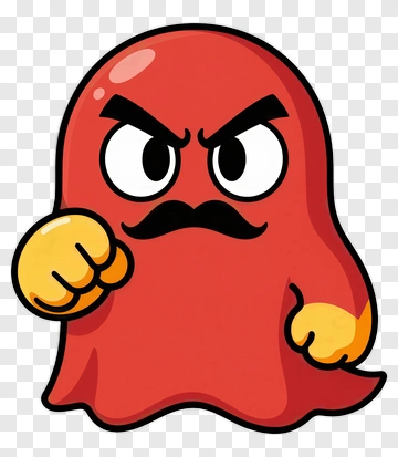 Angry Cartoon Ghost PNG