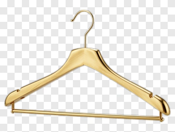 Golden Clothes Hanger PNG
