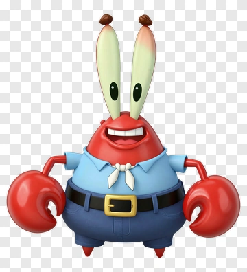 Cartoon Crab Character PNG