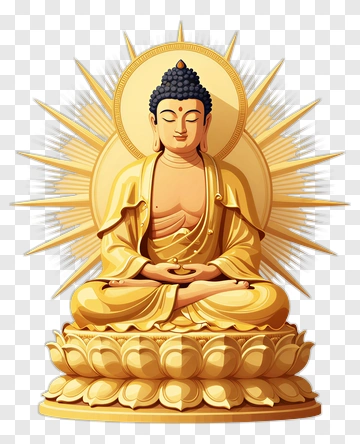 Buddha Sitting In Meditation PNG