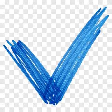Blue Check Mark PNG