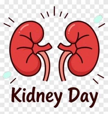 Kidney Day Illustration PNG