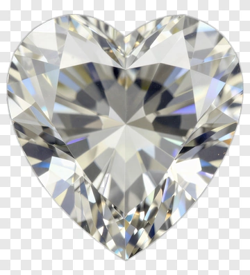 Heart-Shaped Diamond PNG