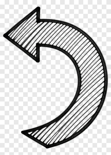 Curved Arrow Drawing PNG