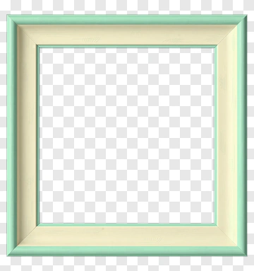 Mint Green Picture Frame PNG