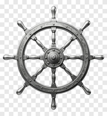 Ship Steering Wheel PNG