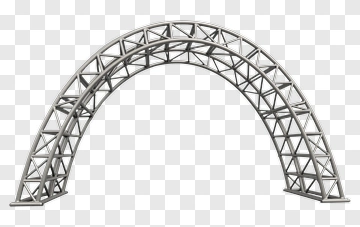 Metal Arch Structure PNG