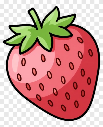 Cartoon Strawberry PNG
