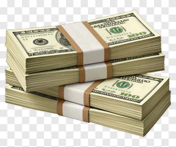 Stack Of Money Bundles PNG