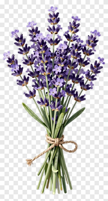Lavender Bouquet PNG