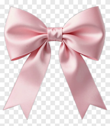 Pink Satin Bow PNG