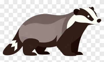 Cartoon Badger PNG