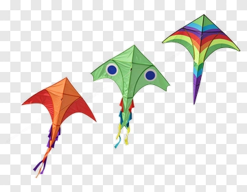 Colorful Kites In Various Designs PNG