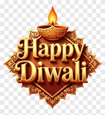 Happy Diwali Greeting Card Design PNG