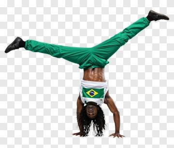 Athlete Performing A Handstand PNG