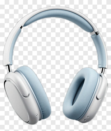 Light Blue Headphones PNG