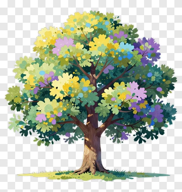 Colorful Tree PNG