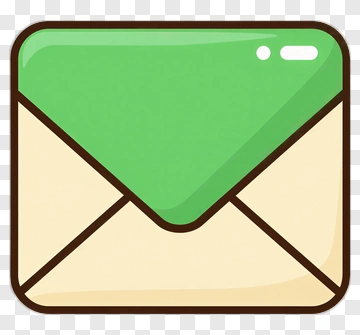 Cartoon Envelope Icon PNG