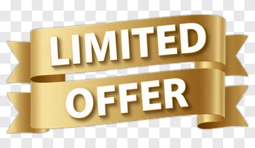 Limited Offer Banner PNG