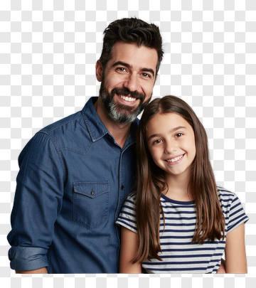 Happy Family Portrait PNG
