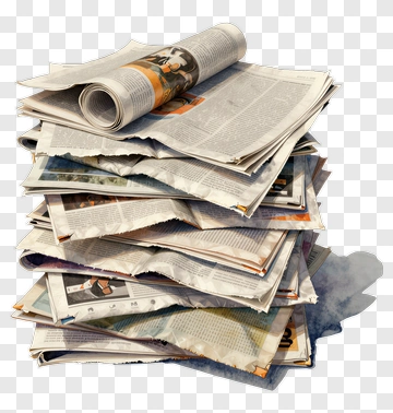 Stack Of Newspapers PNG