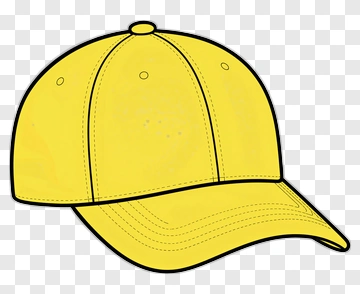 Yellow Baseball Cap PNG