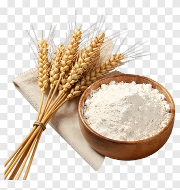 Wheat Sheaf And Bowl Of Flour PNG